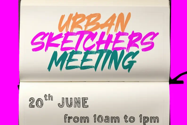 CARTAZ URBANSKETCHERS - Urban Sketching Tavira com a Ria Inquieta