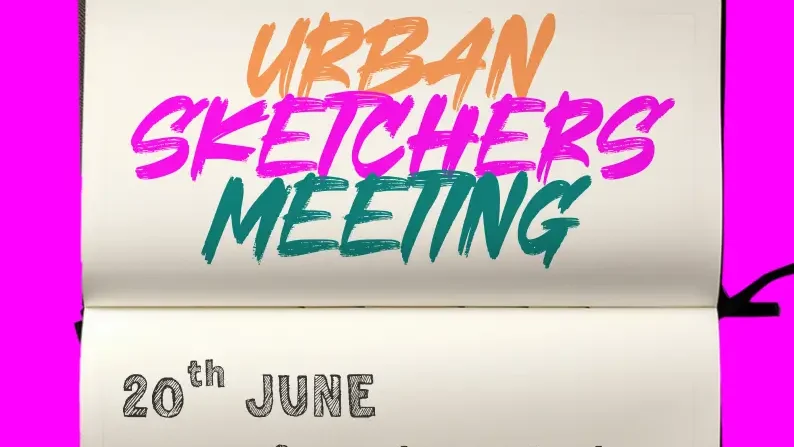 CARTAZ URBANSKETCHERS - Urban Sketching Tavira com a Ria Inquieta